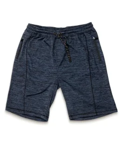 Workout Wear>Nayked Apparel Men'S Midweight Tech Fleece Active Shorts Heather Navy