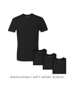 Shirts>Nayked Apparel Men'S 4Pk Ridiculously Soft Short Sleeve Crew Neck 100% Cotton T-Shirt