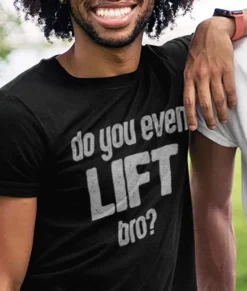 Workout Wear>Nayked Apparel Men'S Ridiculously Soft Lightweight Graphic Tee | Do You Even Lift, Bro?