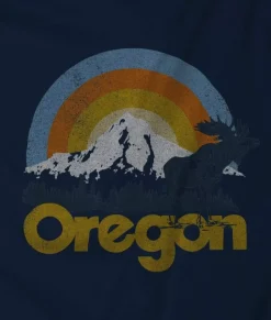 Shirts>Nayked Apparel Men'S Ridiculously Soft Midweight Graphic Tee | Oregon