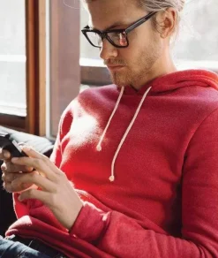 Shirts>Nayked Apparel Men'S Ridiculously Soft Vintage Recycled Fleece Hoodie